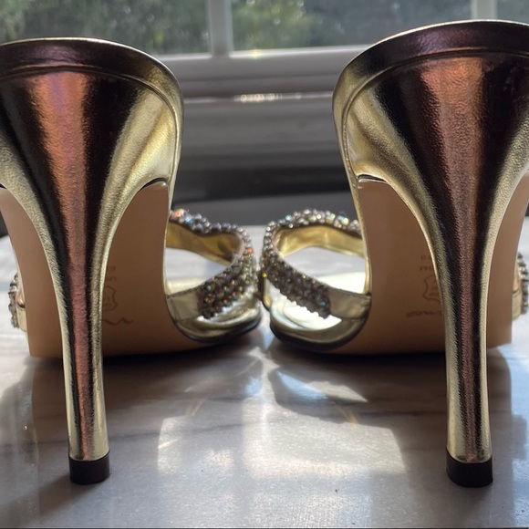 Nina’s Rhinestone Heel Sandals - Picture 9 of 14